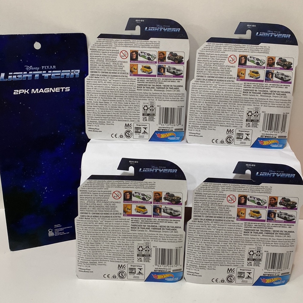 HOT WHEELS DISNEY PIXAR LIGHTYEAR COMPLETE SET - Picture 2 of 14
